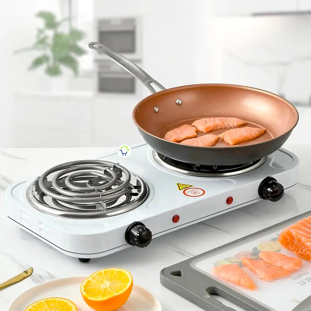 Miniatura 5 de Estufa Electrica 2 Puestos Fogon x2020b